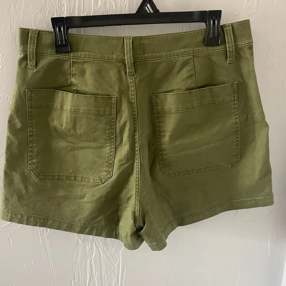 Madewell The Perfect Vintage Fatigue Short Olive Size 29 NWT - Picture 3 of 4